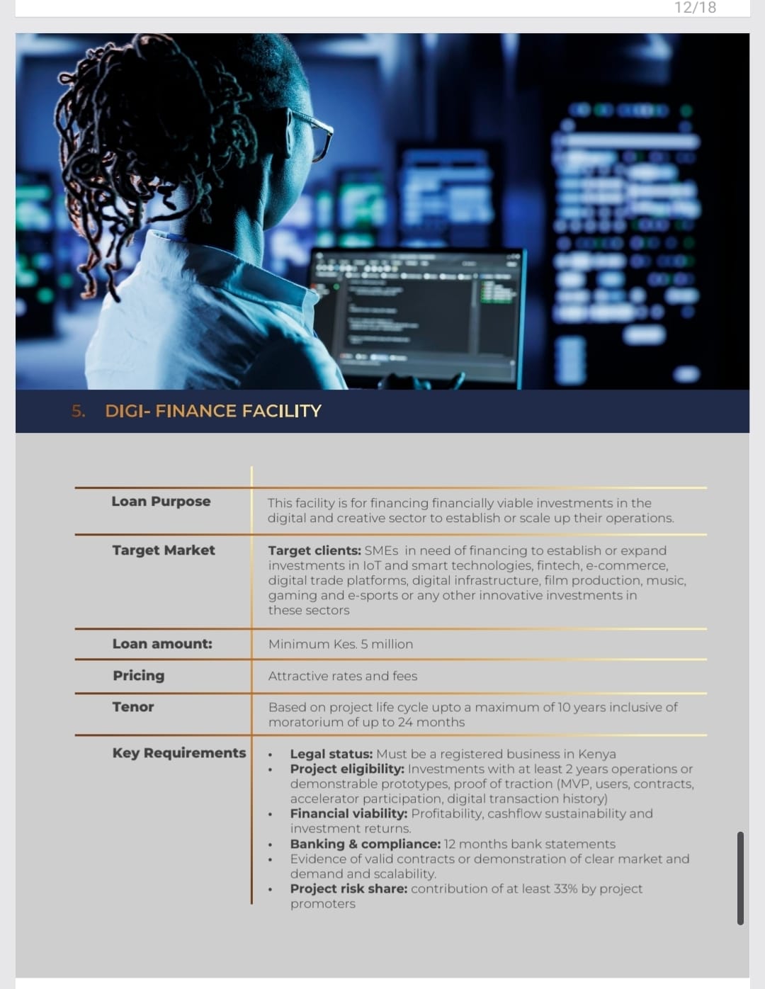 Digi-Finance Facility